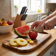Wooden Handle Serving Board