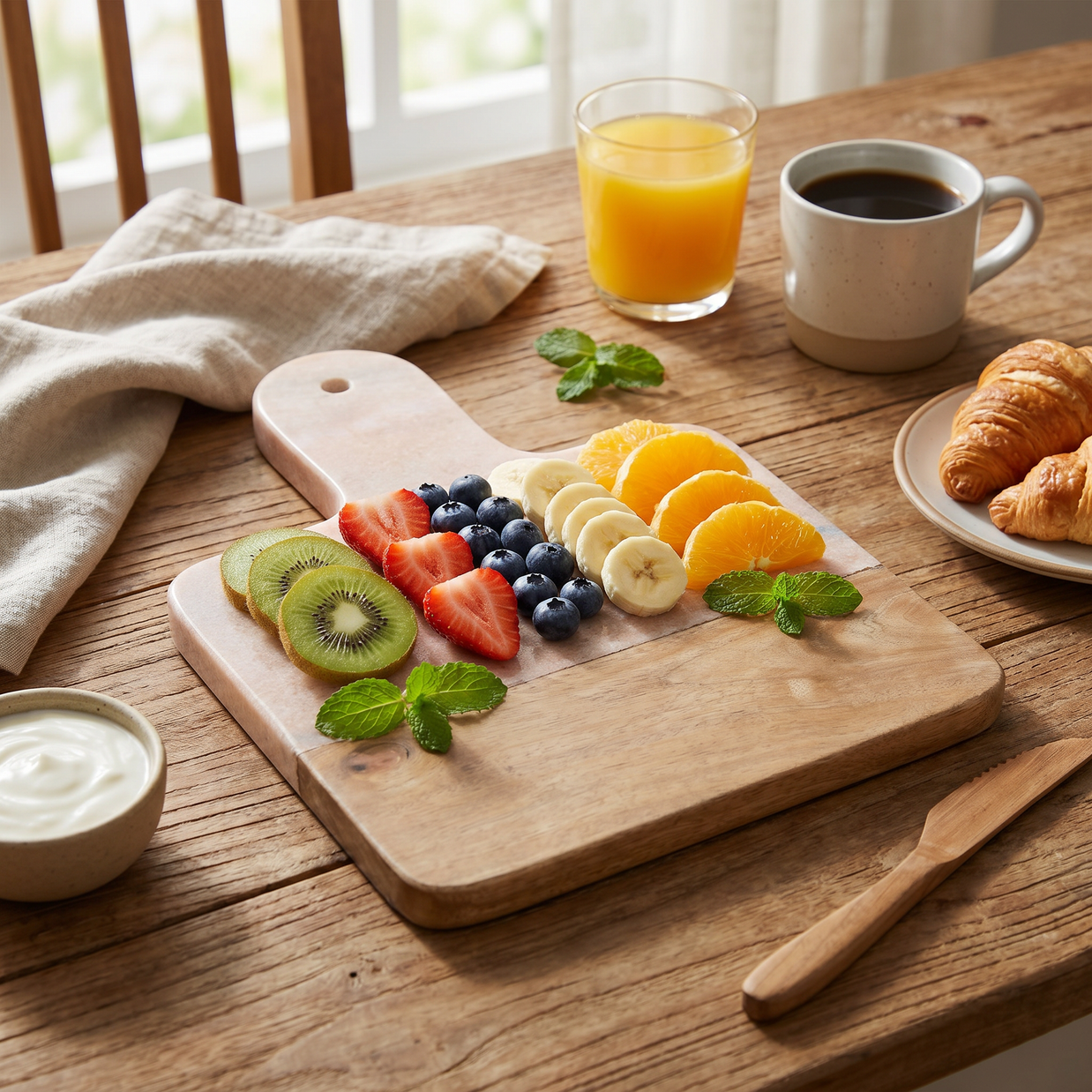 Elegant Snack Presentation Board