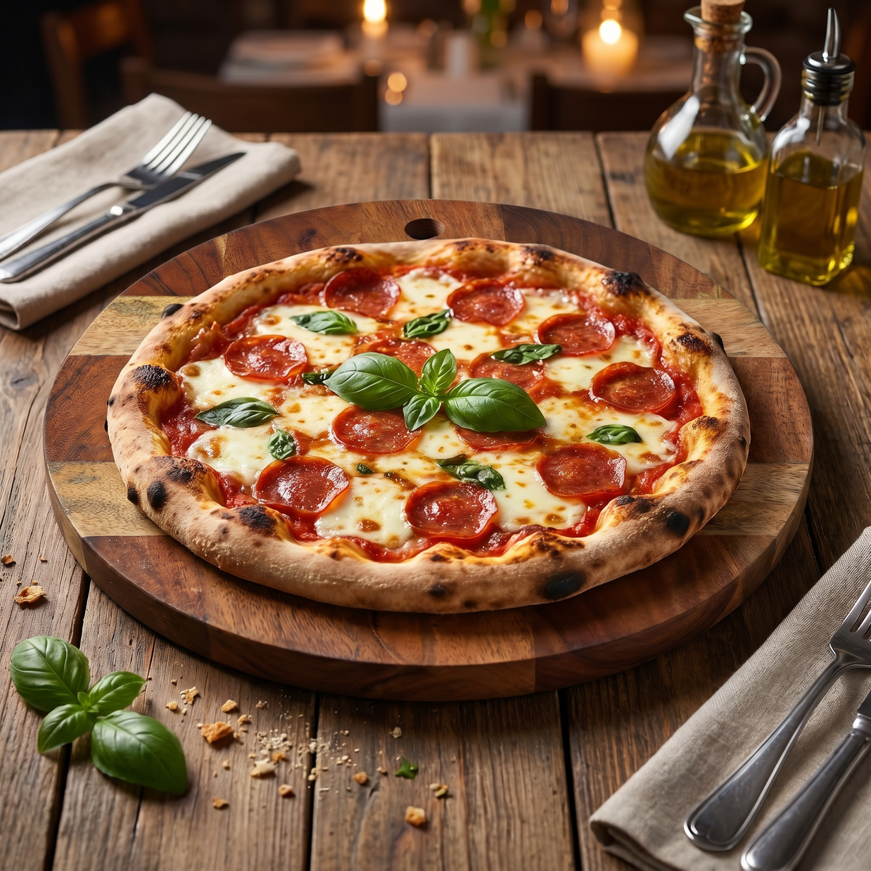 Round Wooden Cutting Board