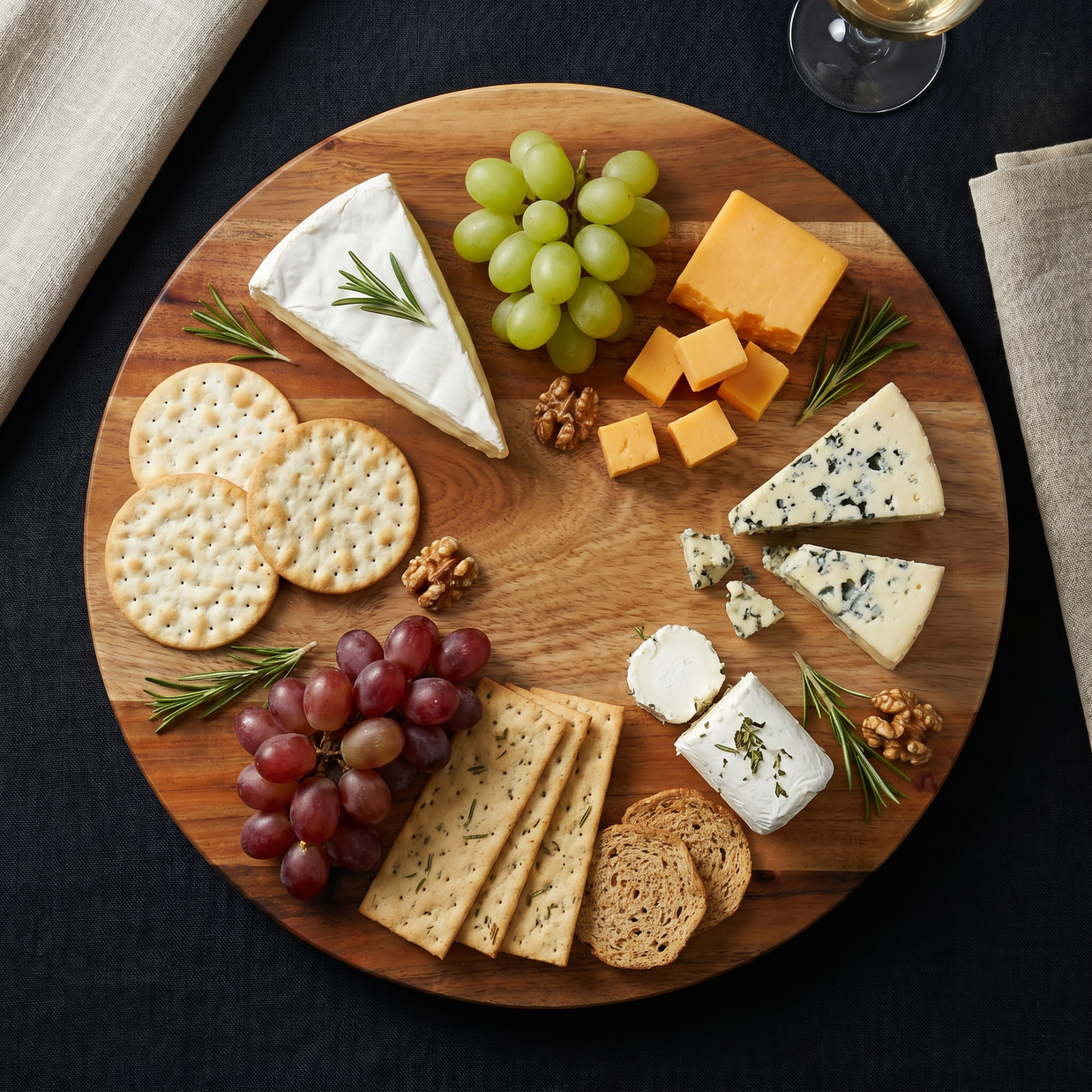 Rustic Circular Food Platter