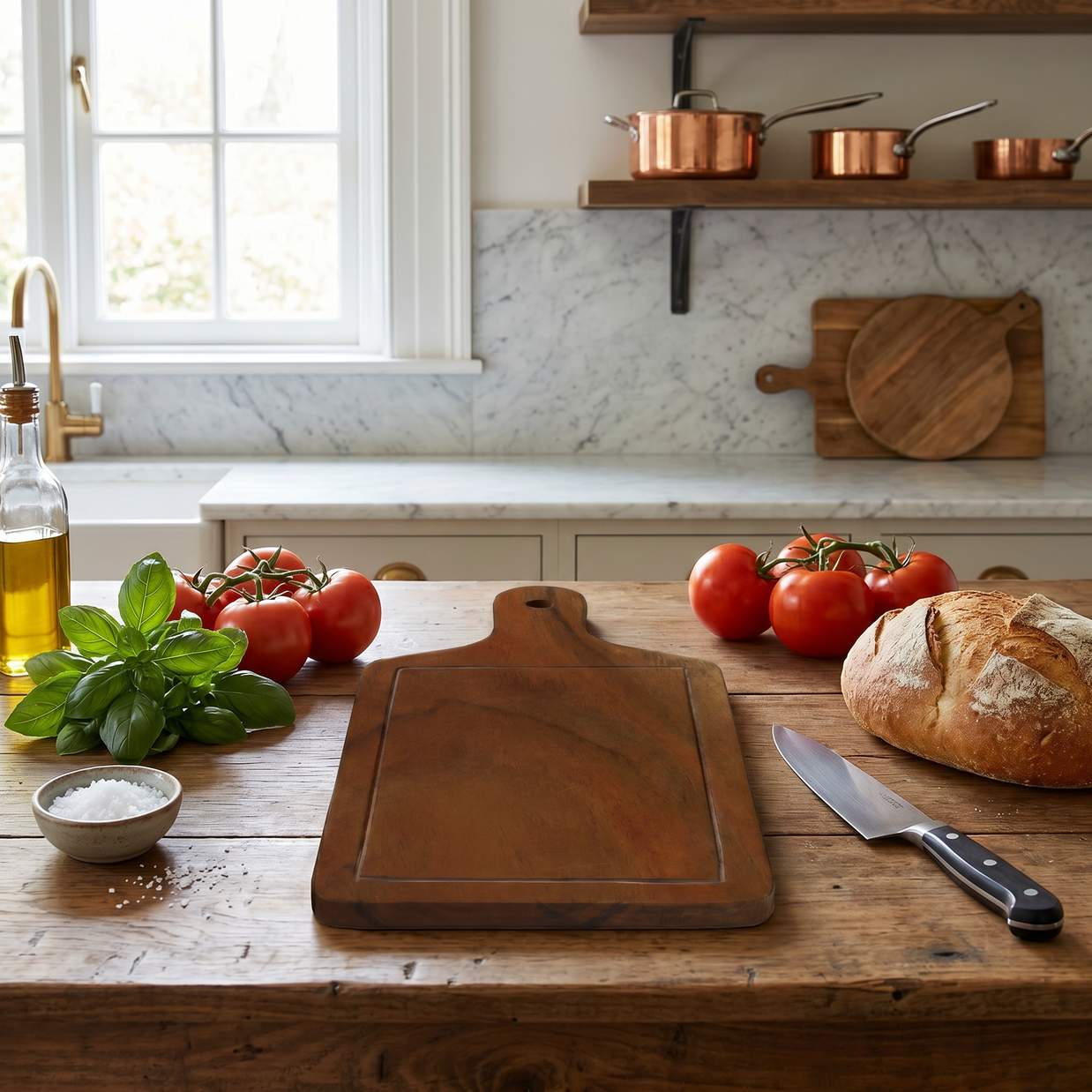 Wooden Paddle Serving Board