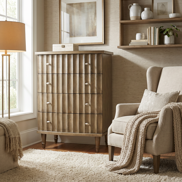 Roventa Wooden Drawer Cabinet