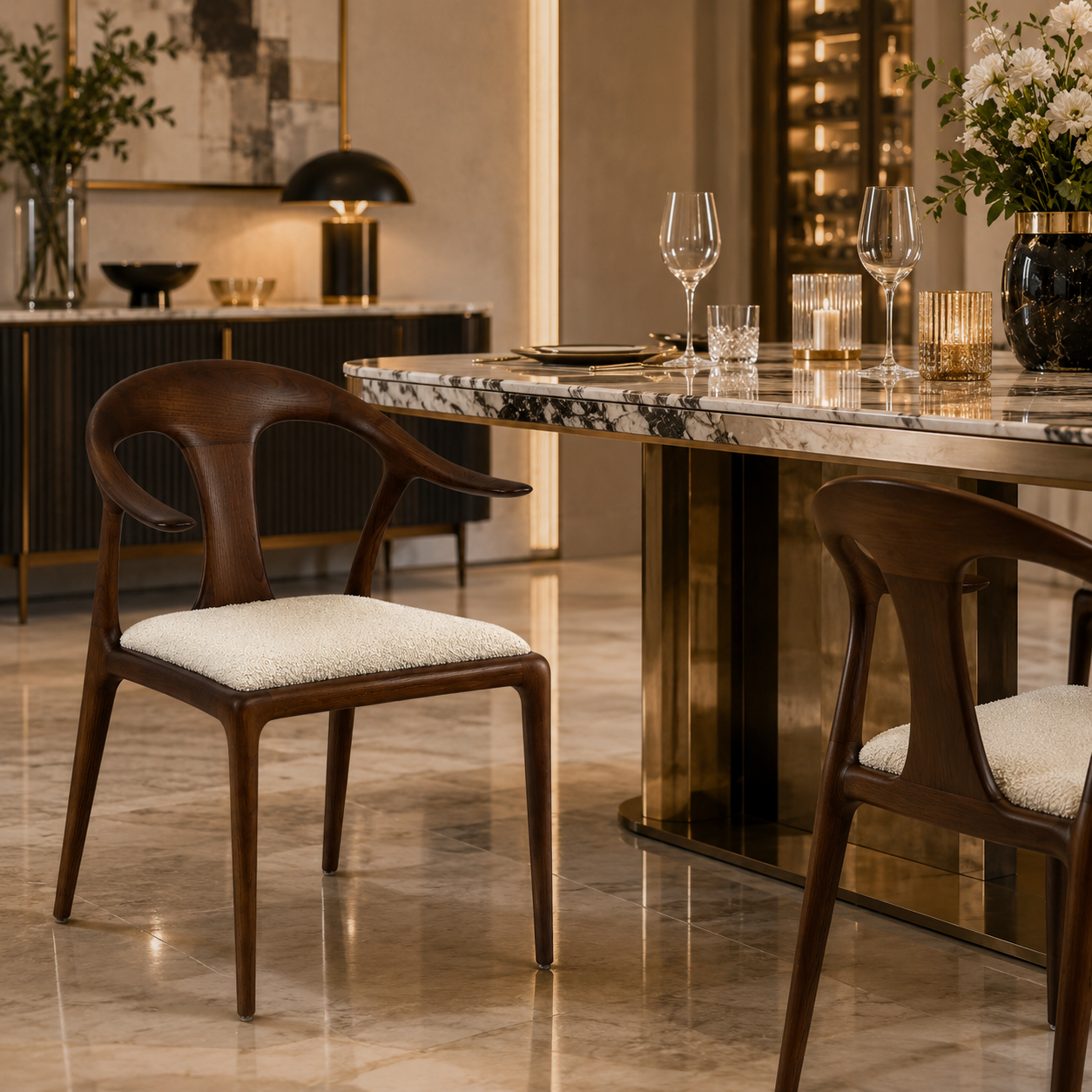 Auryn Sculpted Dining Chair