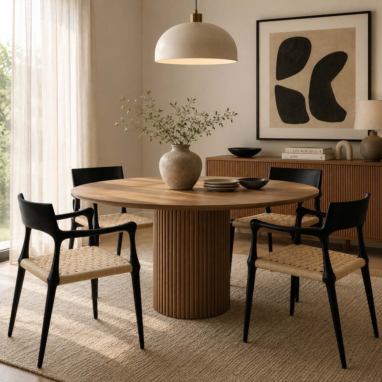 Ebano Woven Dining Chair