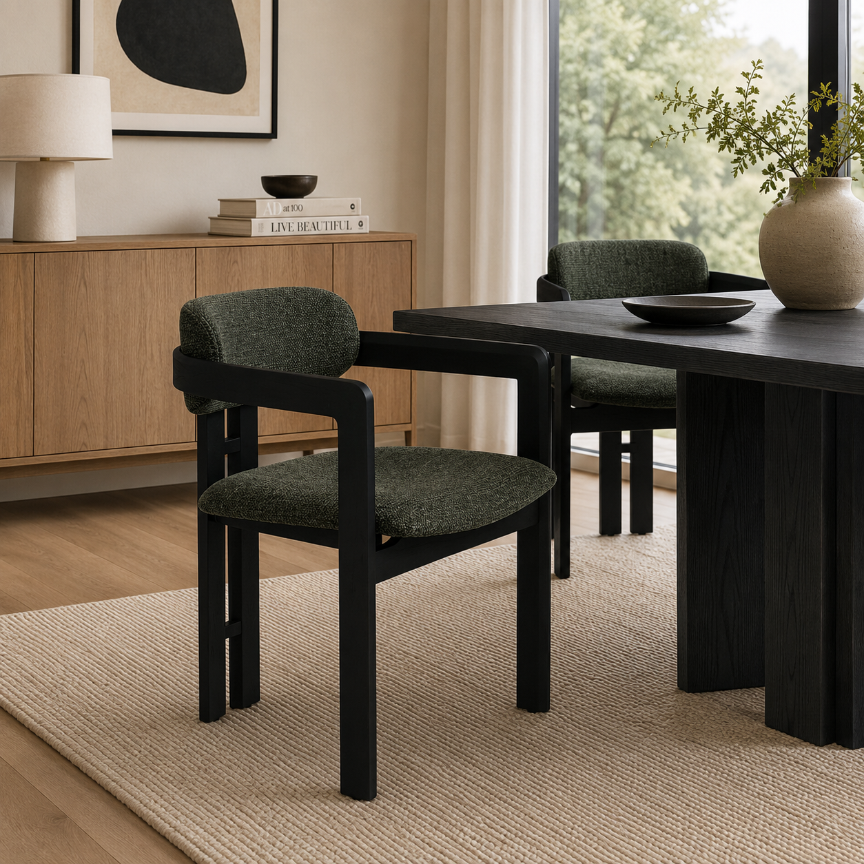 Montclair Designer Arm Dining Chair
