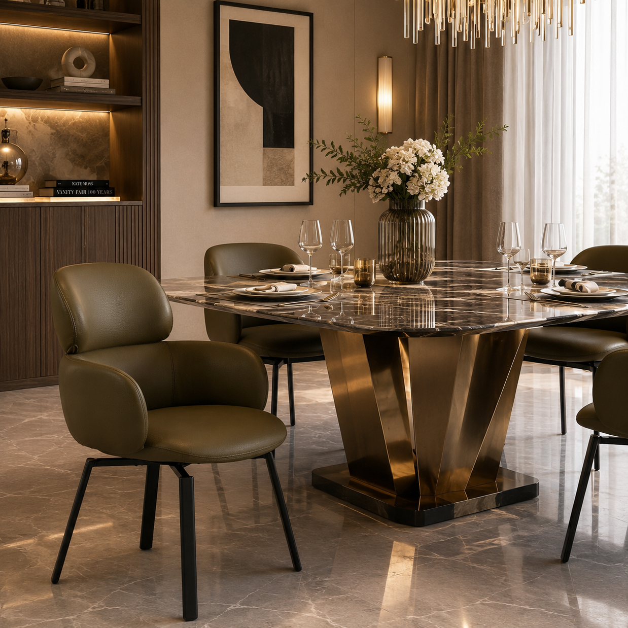 ORBIS Luxury Dining Arm Chair