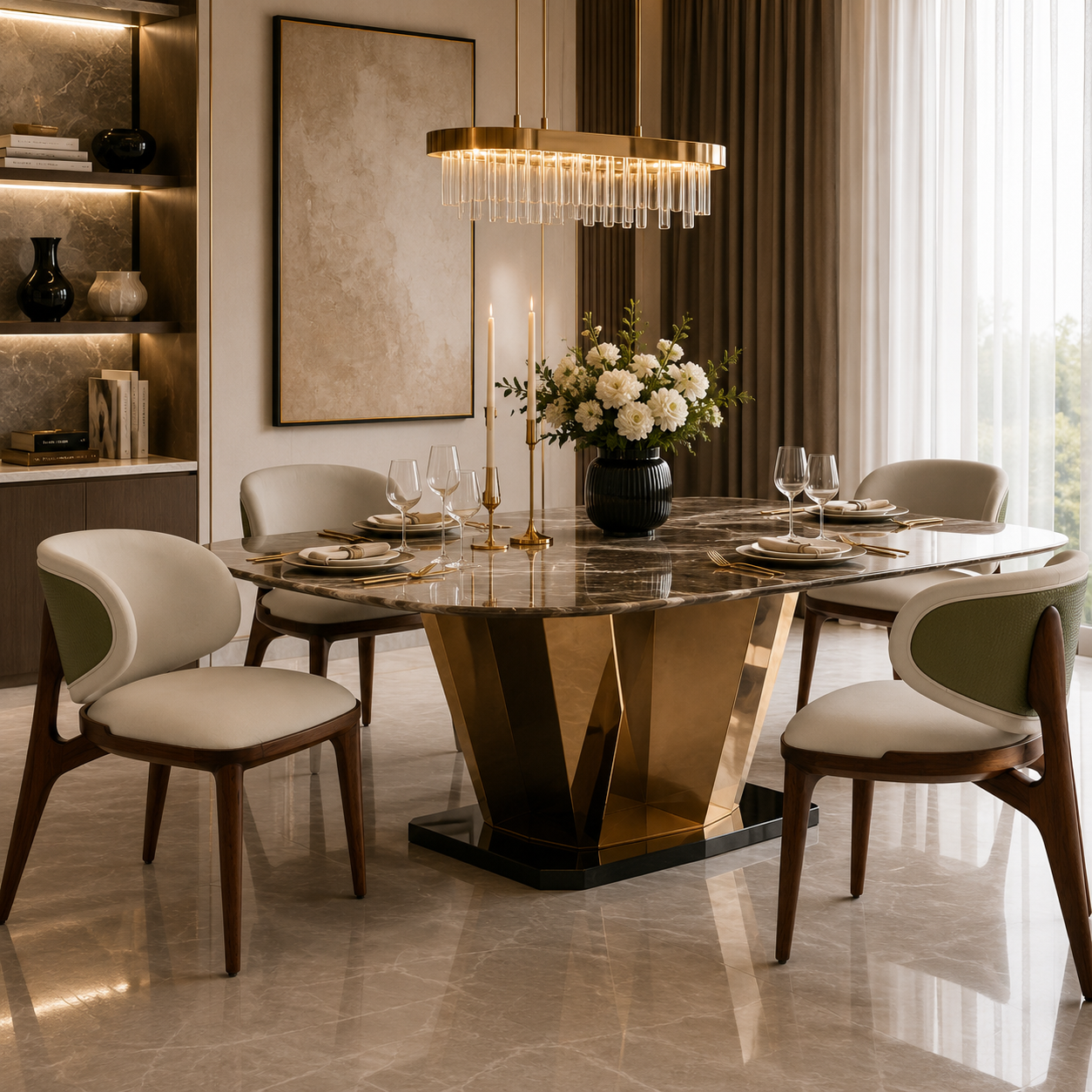 AURELIA Luxury Accent Dining Chair