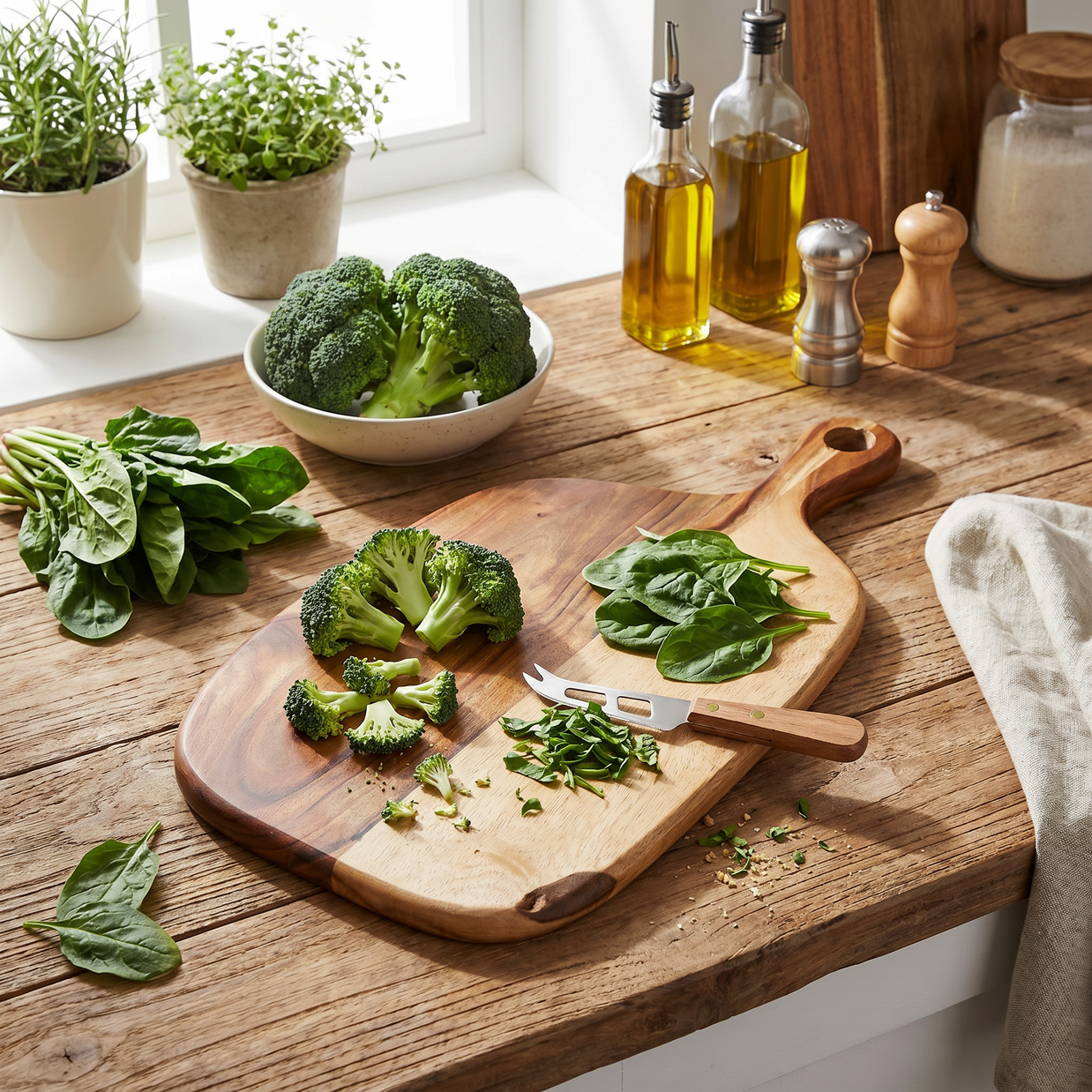 Dual Tone Wooden Serving Board