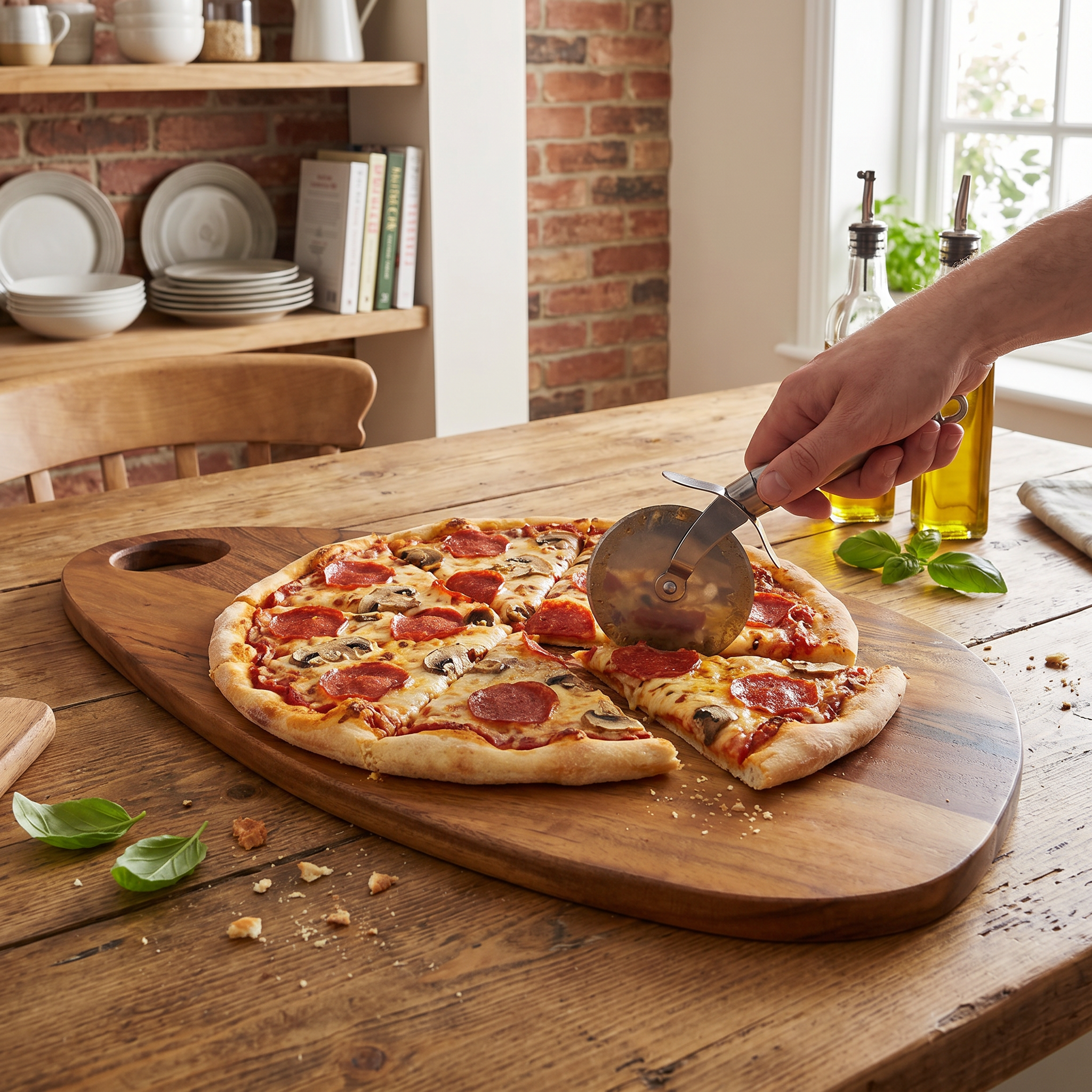 Teardrop Wooden Serving Board