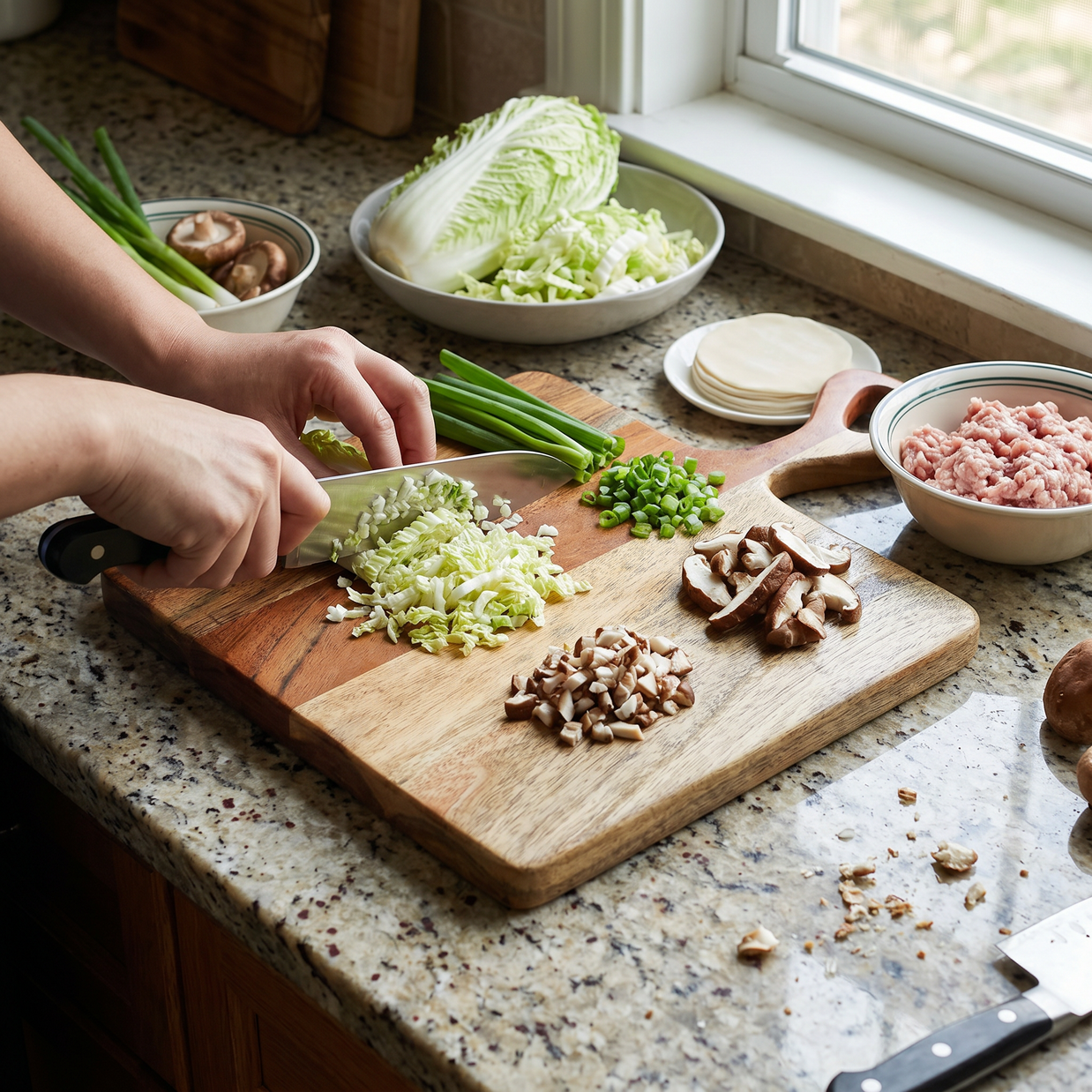 Stylish Handle Charcuterie Board
