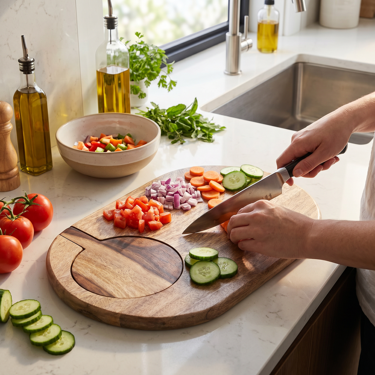 Detachable Snack Serving Board