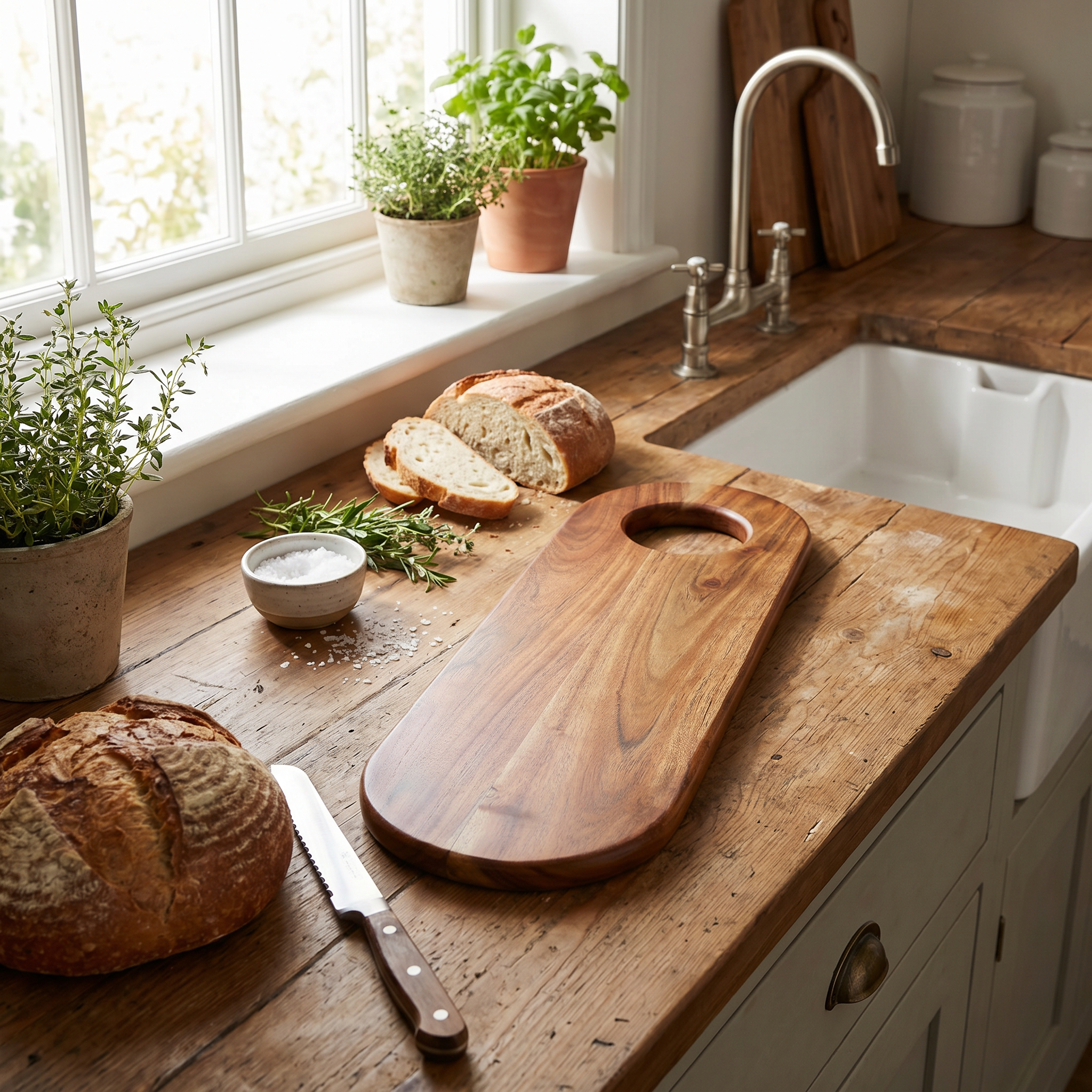 Long Wooden Charcuterie Board