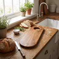 Long Wooden Charcuterie Board