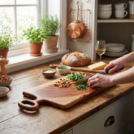 Handle Grip Cutting Board