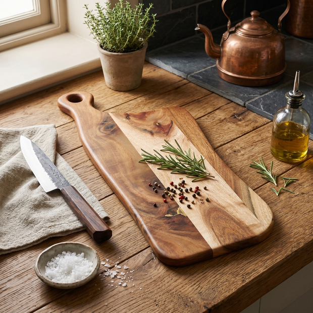 Asymmetrical Kitchen Cutting Board