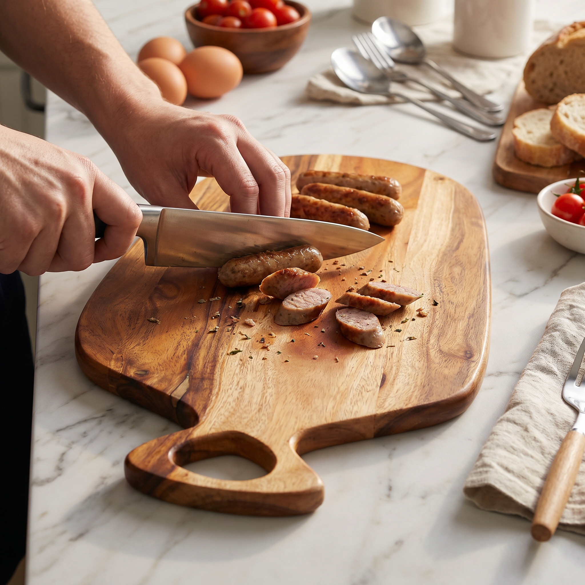 Rustic Oval Cutting Board