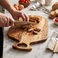 Rustic Oval Cutting Board