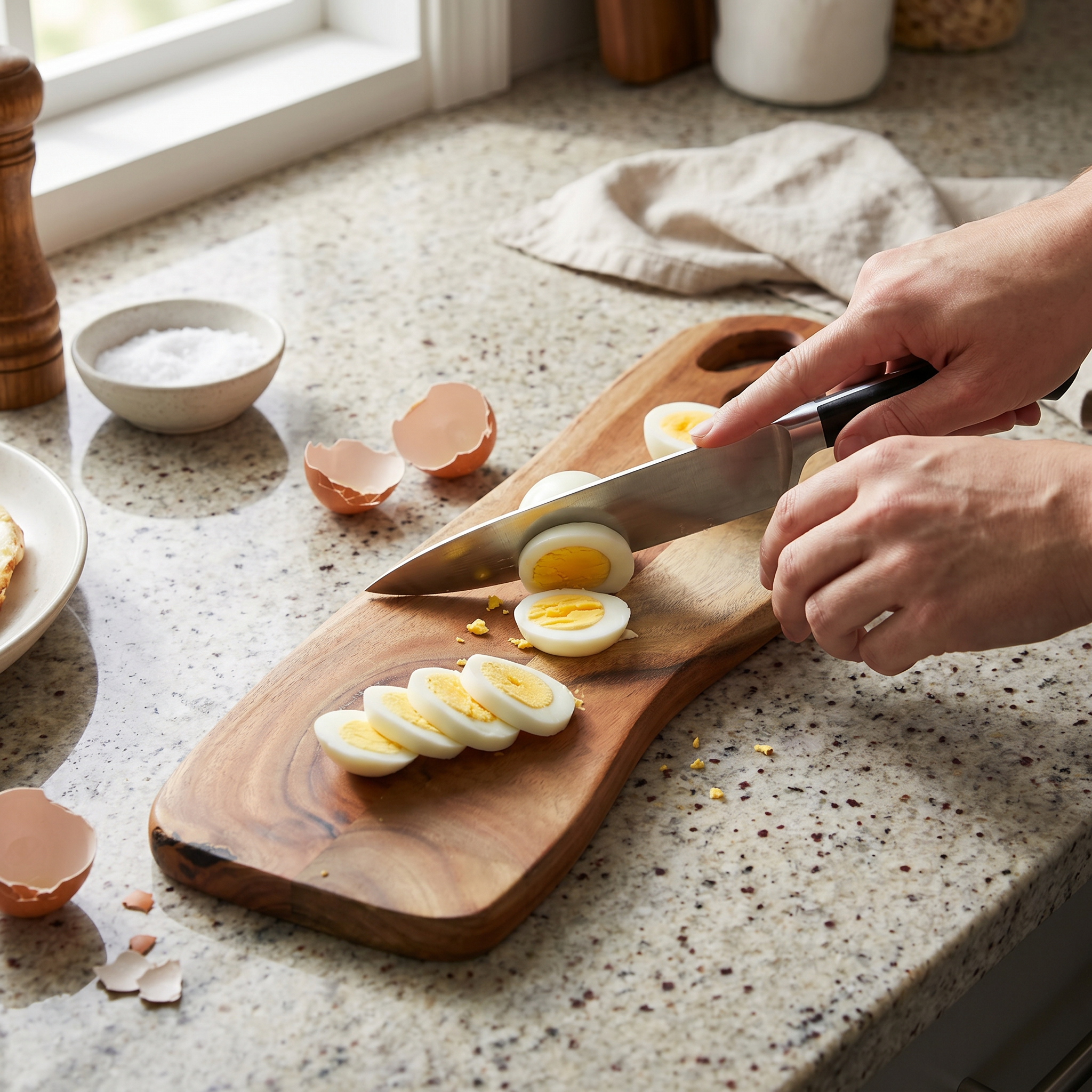 Long Handle Wooden Chopping Board