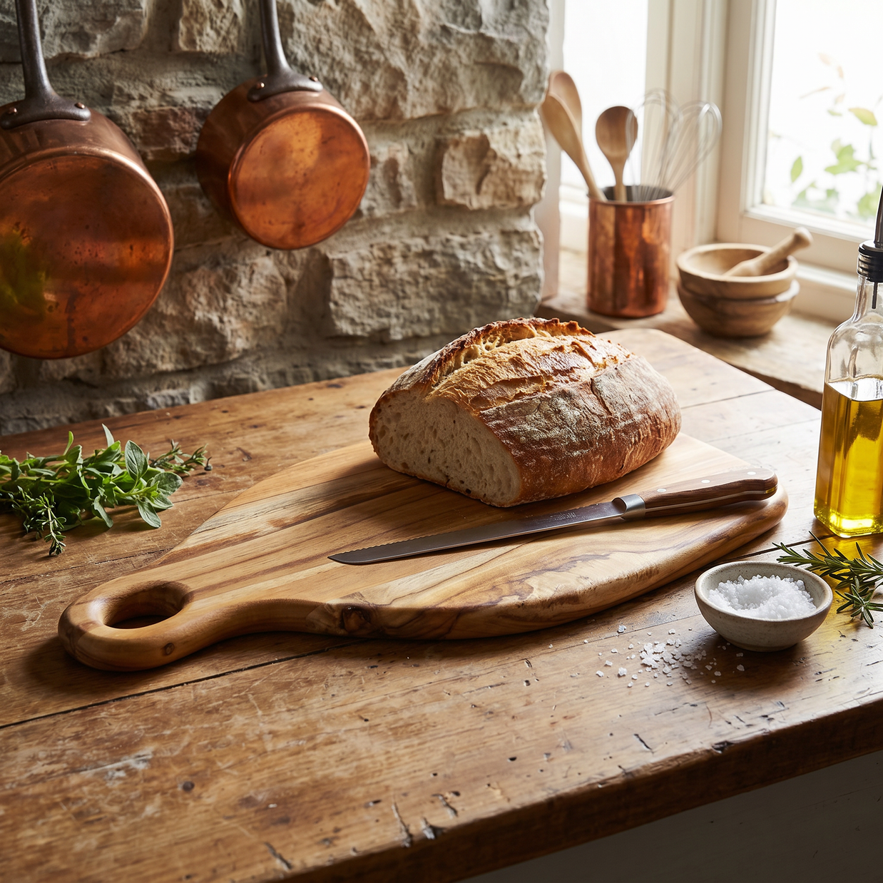 Artisan Natural Wood Cutting Board