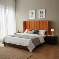 Velora Wingback Bed