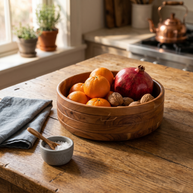TimberAura Deep Serving Bowl