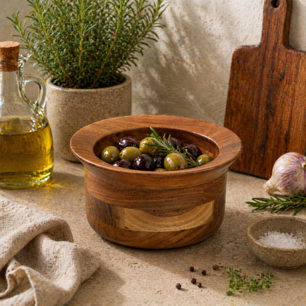 WoodVanta Classic Serving Bowl