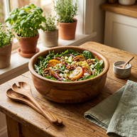 HeritageCraft Wooden Utility Bowl