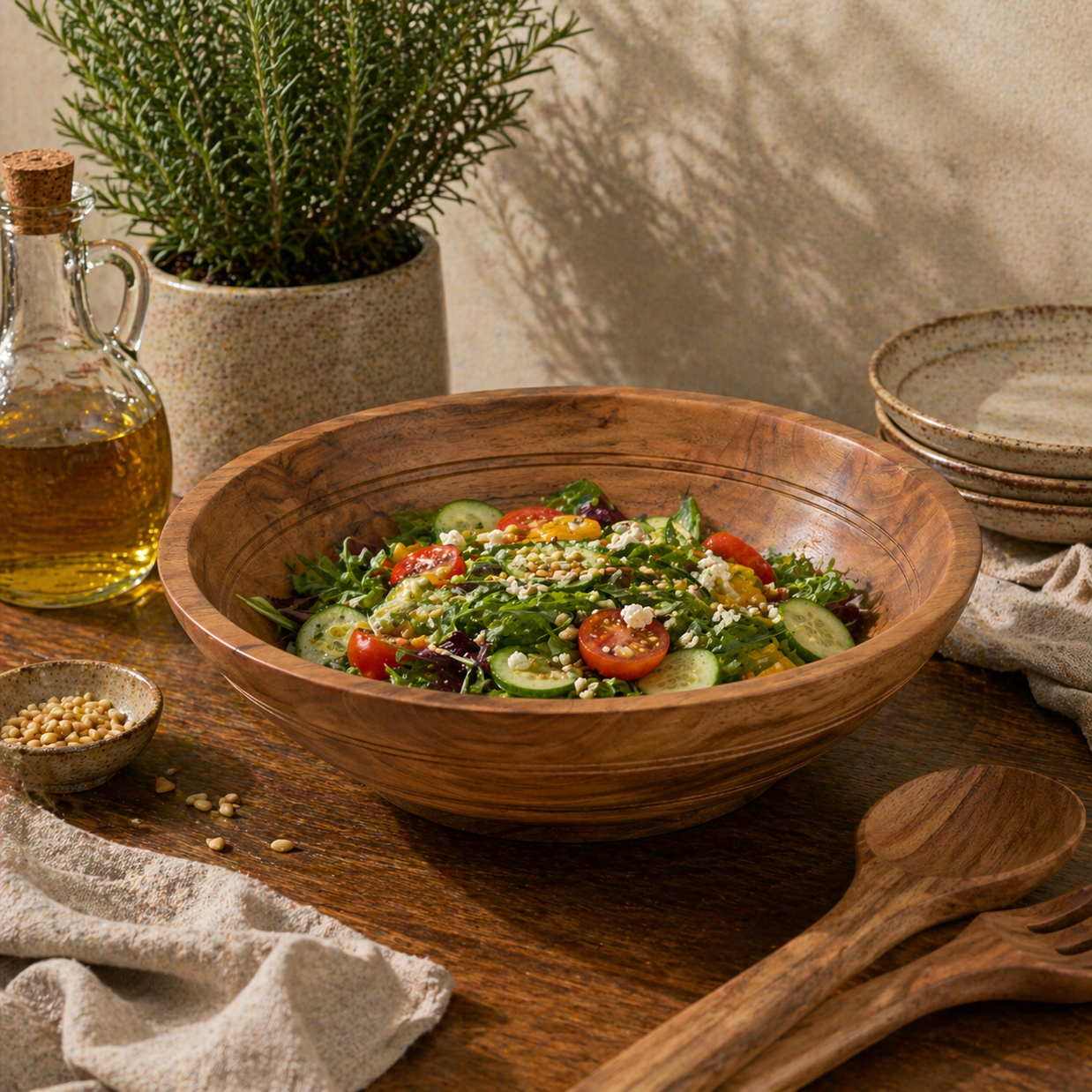 RoyalWood Artisan Serving Bowl