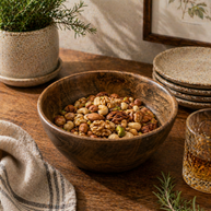 WoodlandElegance Fruit Bowl