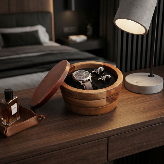 KoshAura Wooden Storage Box