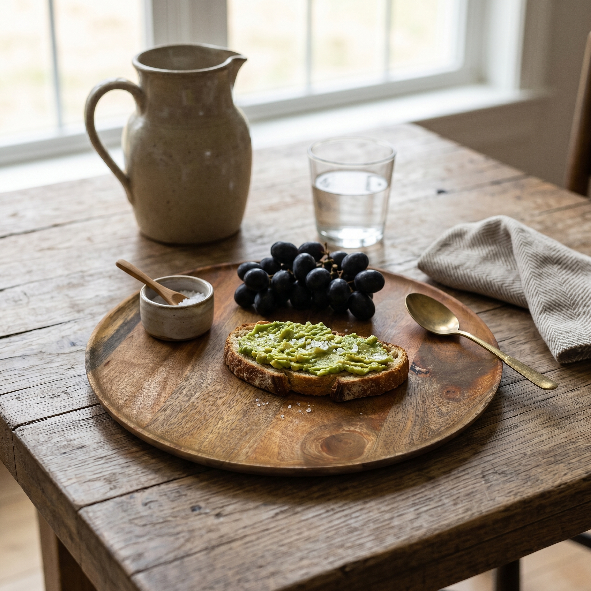 Artisan Round Wooden Platter