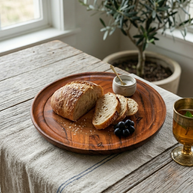 Classic Wooden Serving Platter