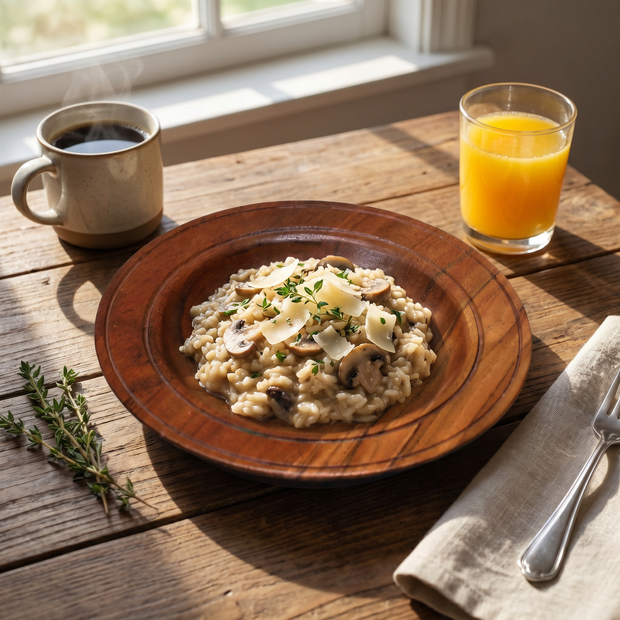 RudraCraft Wooden Curved Plate