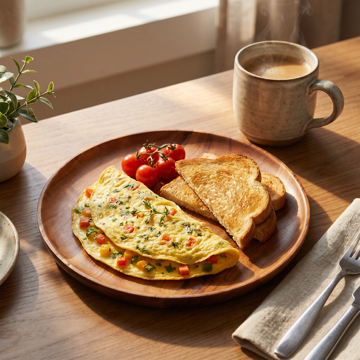 Designer Timber Dining Plate