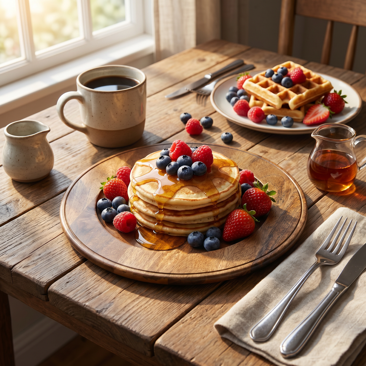 Premium Round Serving Board