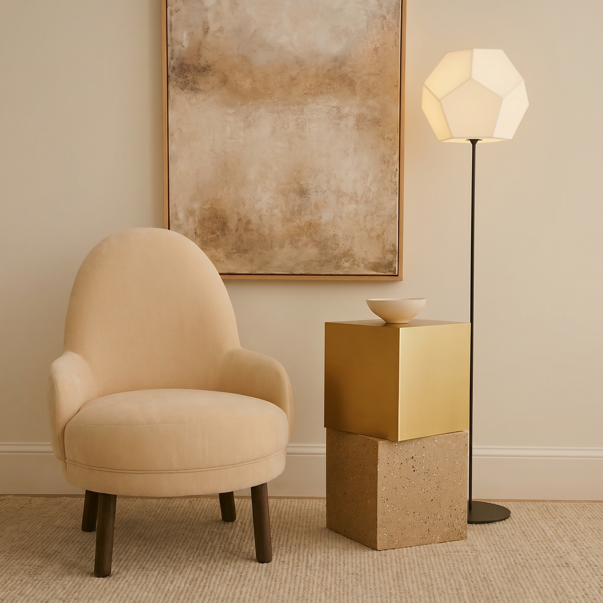 Aurex Cube Side Table