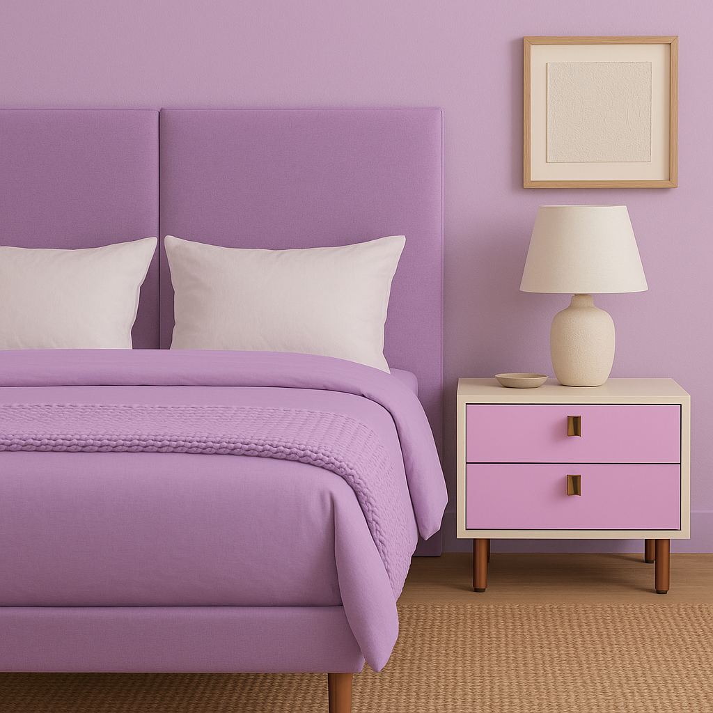 Lavender Crest Nightstand