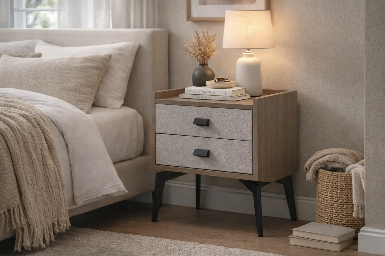 Taron Minimal Bedside Table