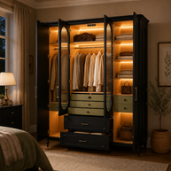 Windsor 4-Door Wardrobe