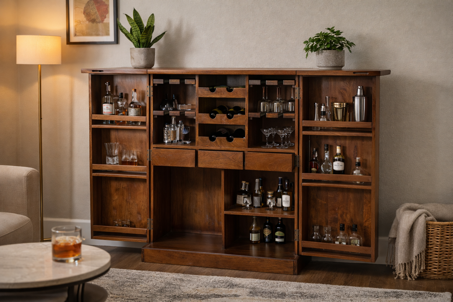 Crown Craft Bar Cabinet