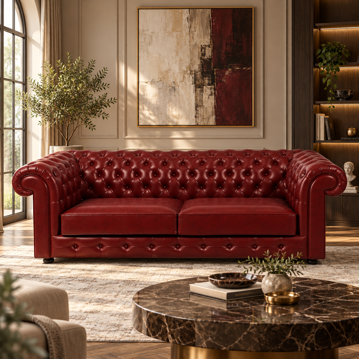 Auremont Chesterfield Sofa (Two Seater)