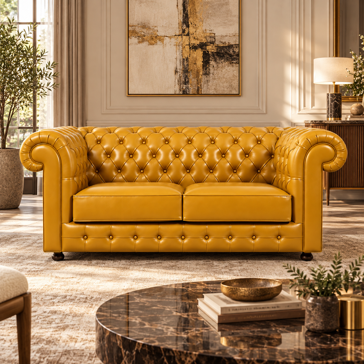Auremont Chesterfield Sofa (Two Seater)