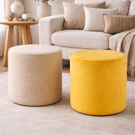 Orbit Velvet Ottoman