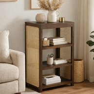 RattanFrame Storage Shelf