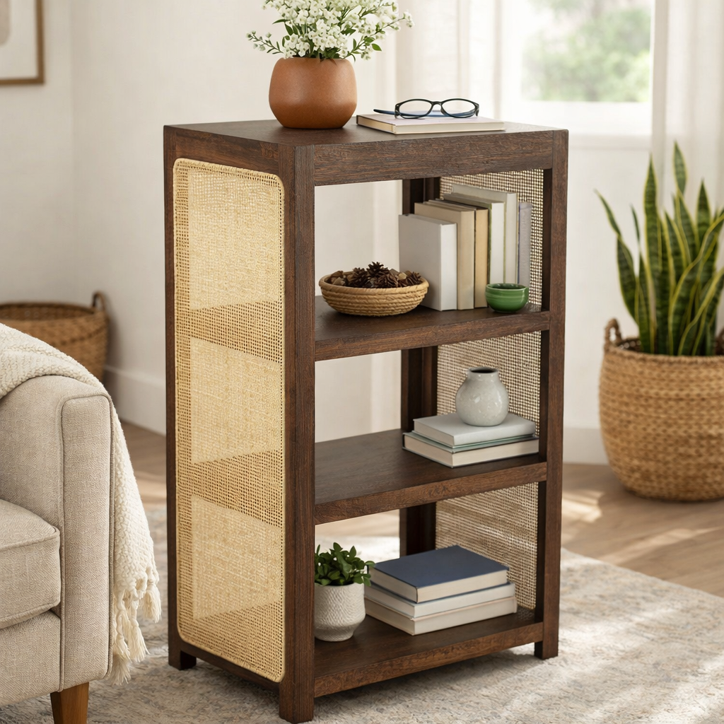RattanFrame Storage Shelf