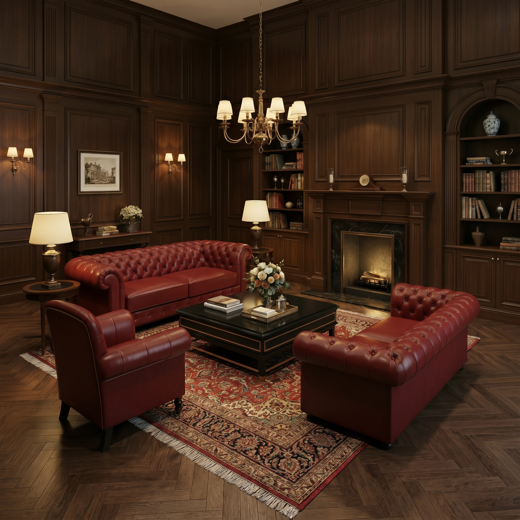 Crimson Royal Sofa