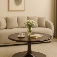 Orbis Pedestal Coffee Table