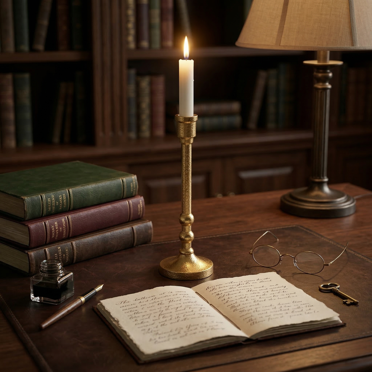 Orbline Gold Candle Holder