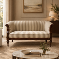 Victoria Royale Striped Sofa