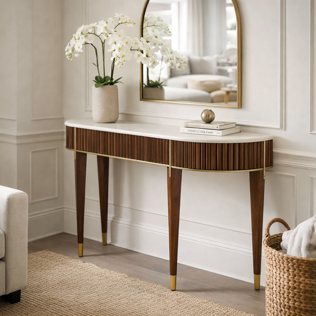 Flute Console Table